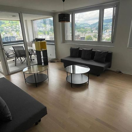Dream View Apt With Homecinema Netflix & Loggia Lucerne Bagian luar foto