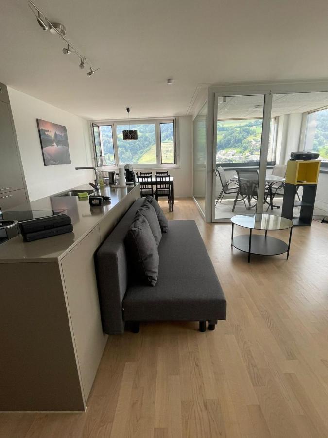 Dream View Apt With Homecinema Netflix & Loggia Lucerne Bagian luar foto